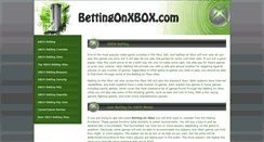 Desktop Screenshot of bettingonxbox.com