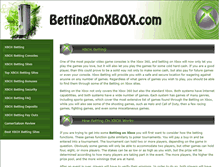Tablet Screenshot of bettingonxbox.com
